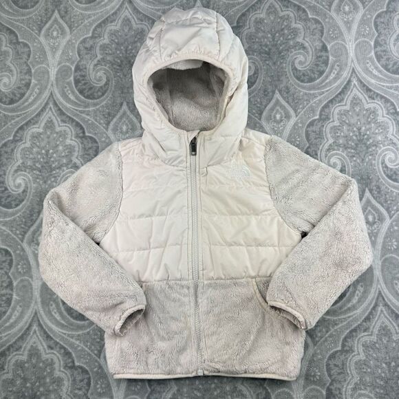 Girls The North Face Sherpa Mashup Hooded Full Zip Jacket - Picture 1 of 5